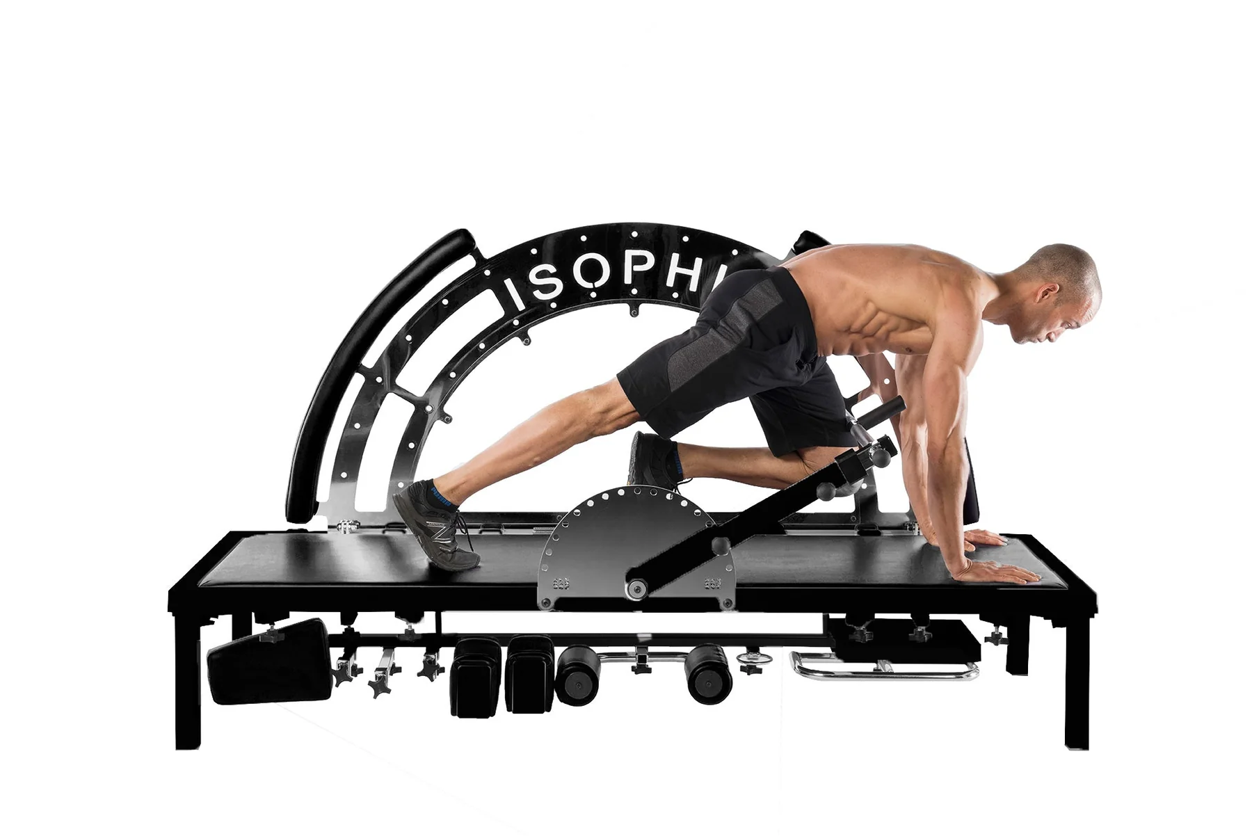 ISOPHIT Strength Trainer — sportovec v plank pozici